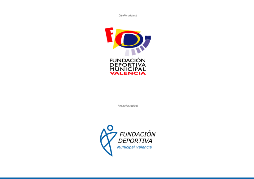 Rediseño de la marca de Fundación Deportiva Municipal Valencia 0