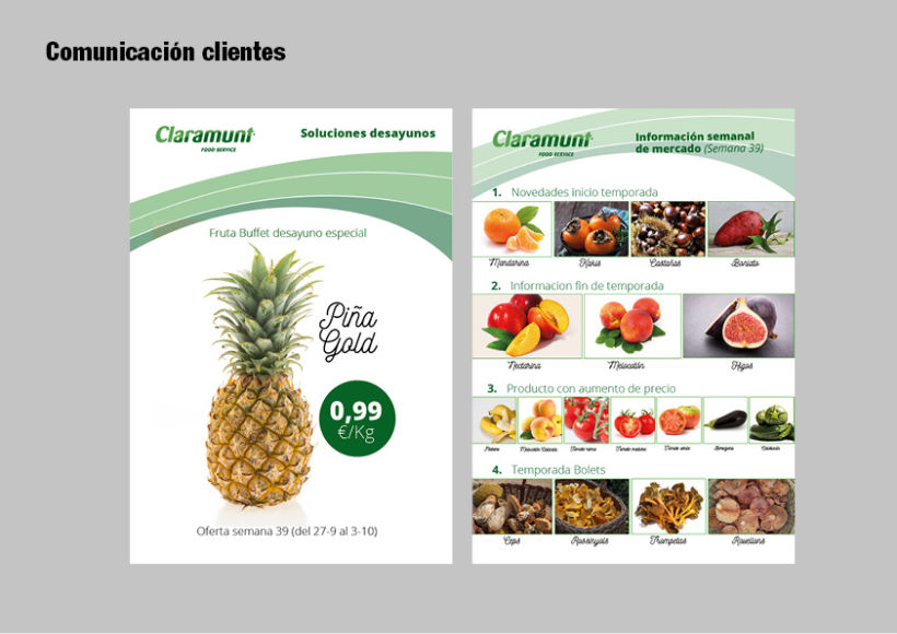 Restyling branding  Claramunt Food Services 26