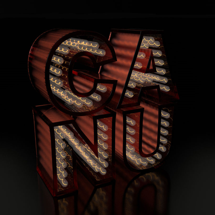 Mi Proyecto del curso: Lettering 3D: modelado y texturizado con Cinema 4D 0