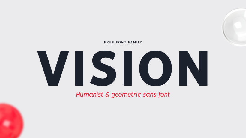 VISION - FREE FONT FAMILY  12