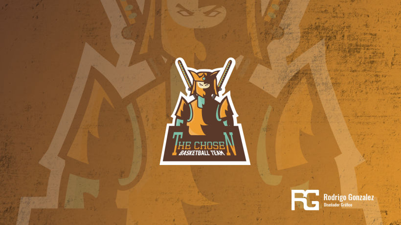 The Chosen - Basketball Team - Mascot Logo. 0