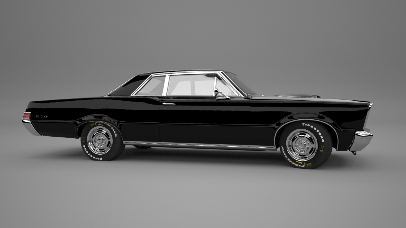 Pontiac gto 1965 3D model 0