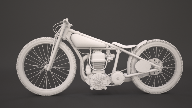 Crocker speedway motorcycle 3Dmodel 3