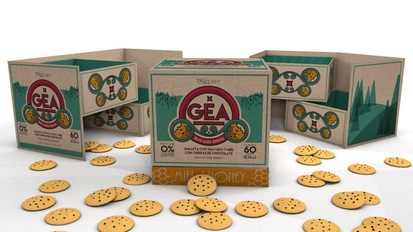 GEA (galletas) : Packaging design -1