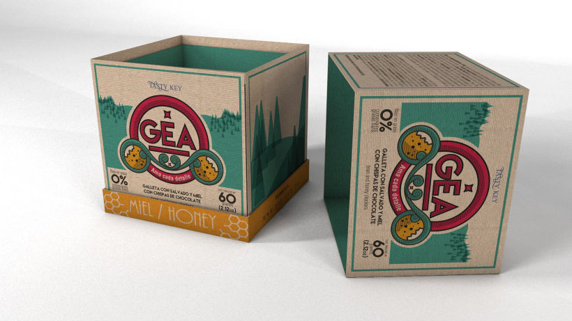 GEA (galletas) : Packaging design 4