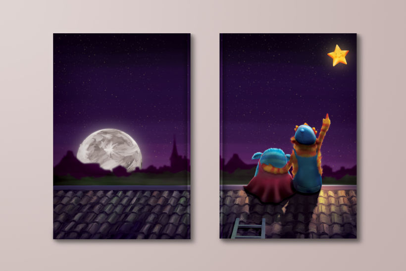 Ilustración Libro Infantil 'Teikirizi & Pa'lante y la estrella de los sueños' 9