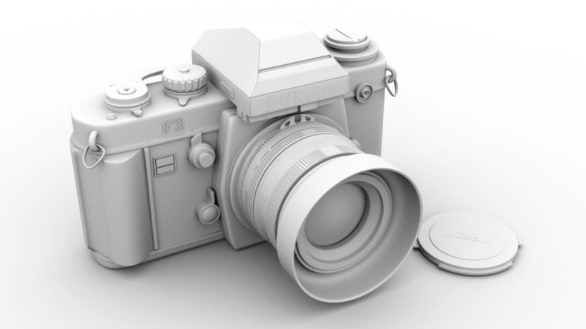 Proyecto 3D - Cámara Nikon FM2  0
