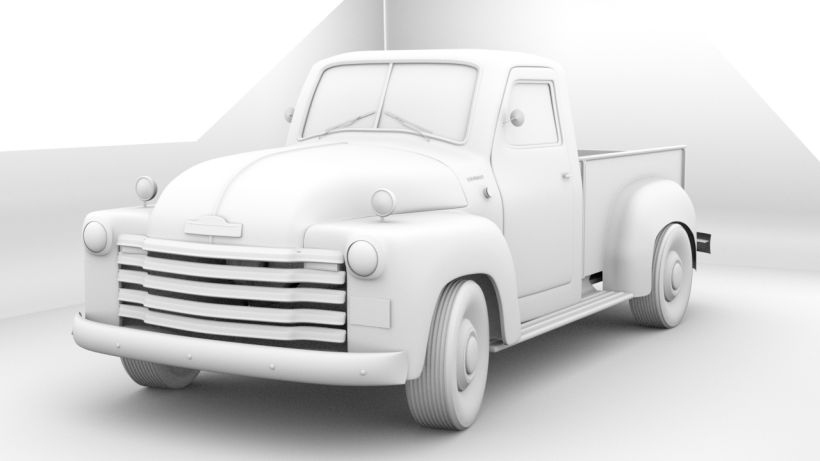 3D Modeling, shading & Lighting - Chevrolet 0