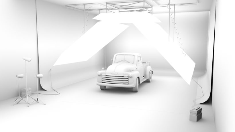 3D Modeling, shading & Lighting - Chevrolet 1