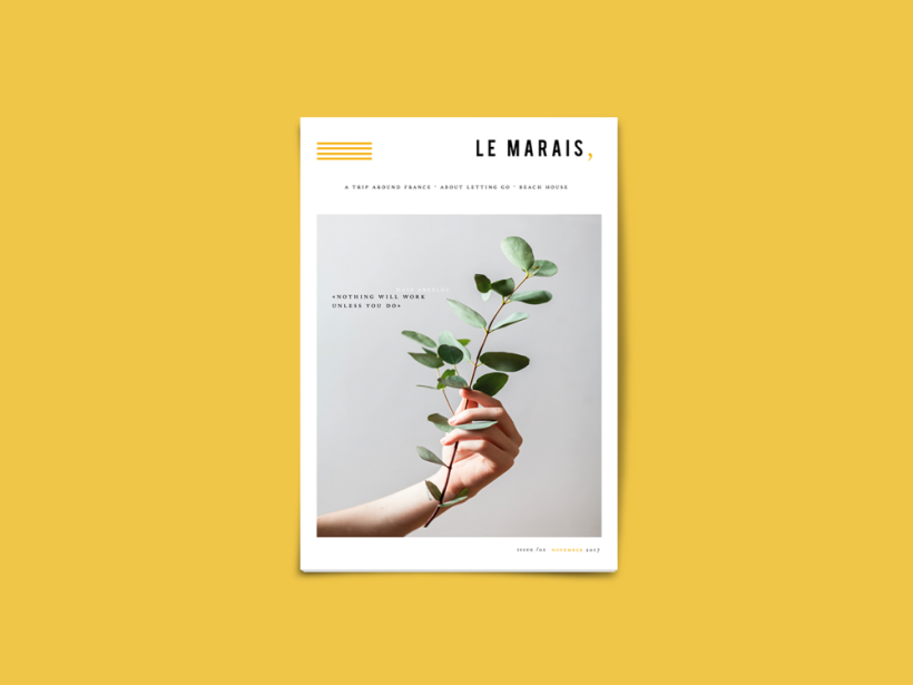magazine cover · Le Marais, 0