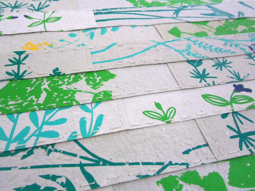 Proyecto diseño textil con papel 2