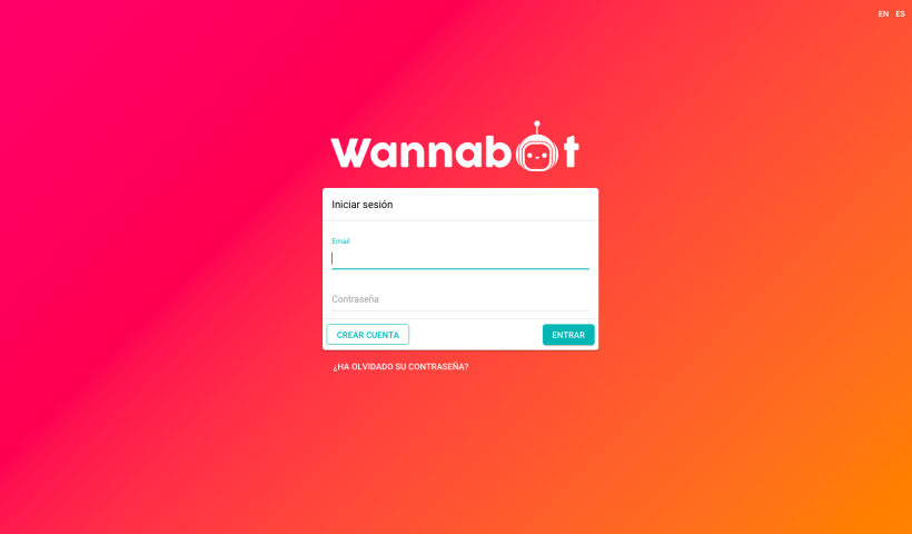 Infografía de funcionamiento  y logotipo de Wanabot (empresa de creación de chatbots) 1