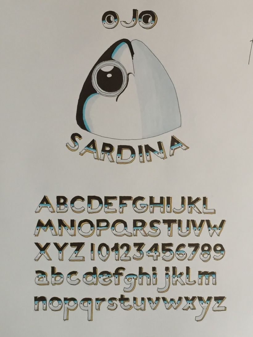 Lettering - Ojo  Sardina 0