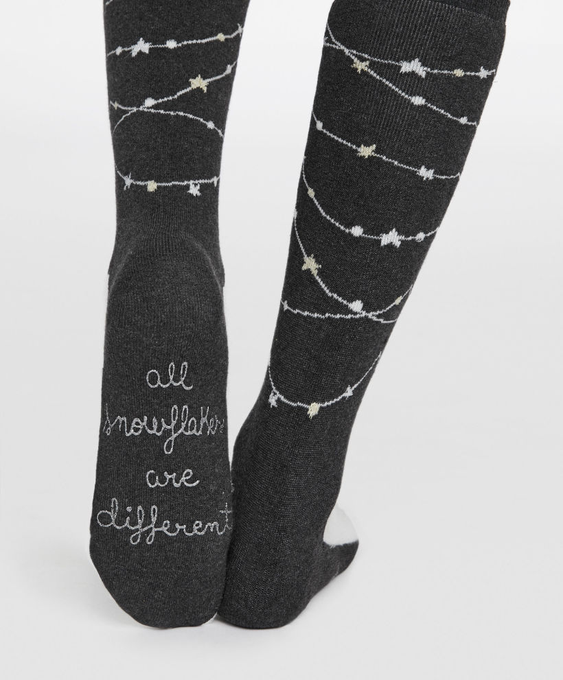 Diseño calcetín Navidad. Colección Otoño/Invierno 2017 Oysho 4