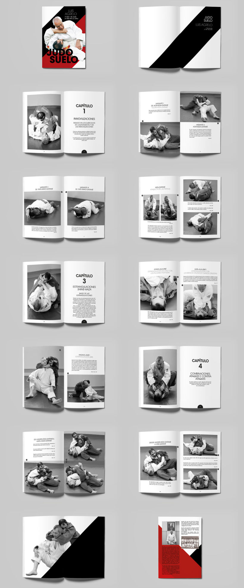 Diseño y maquetación del libro Judo suelo 4