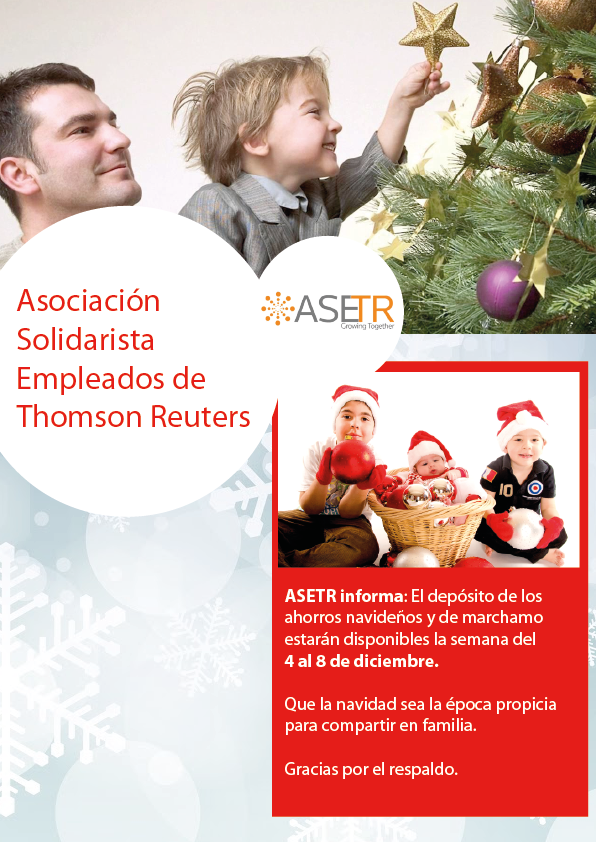 Newsletters para Thomson Reuters ASETR Asociación Solidarista de T&R 11