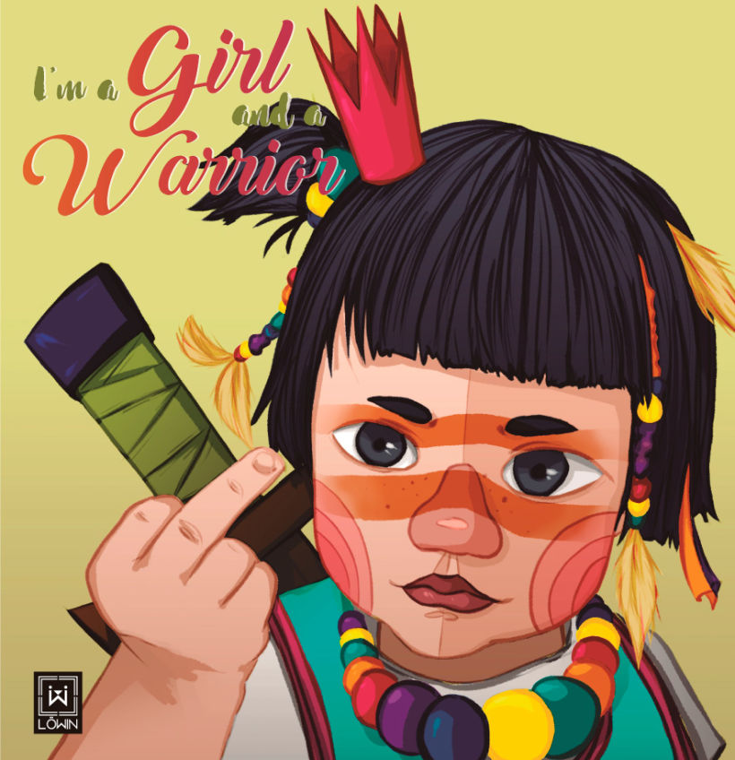 I'm a girl and a warrior -1