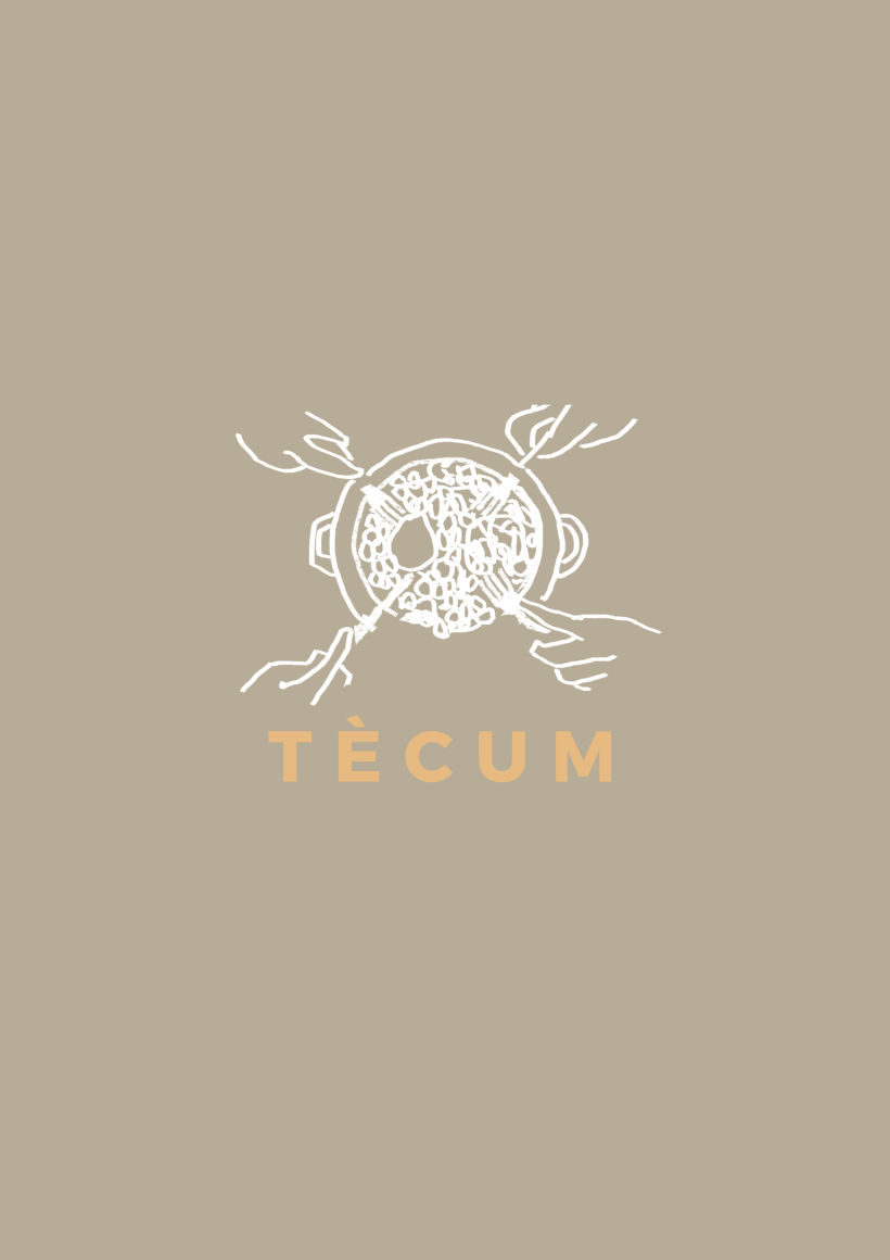 Diseño de cartas del restaurante TÈCUM 2