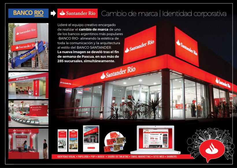 Cambio de marca Banco Santander Río -1