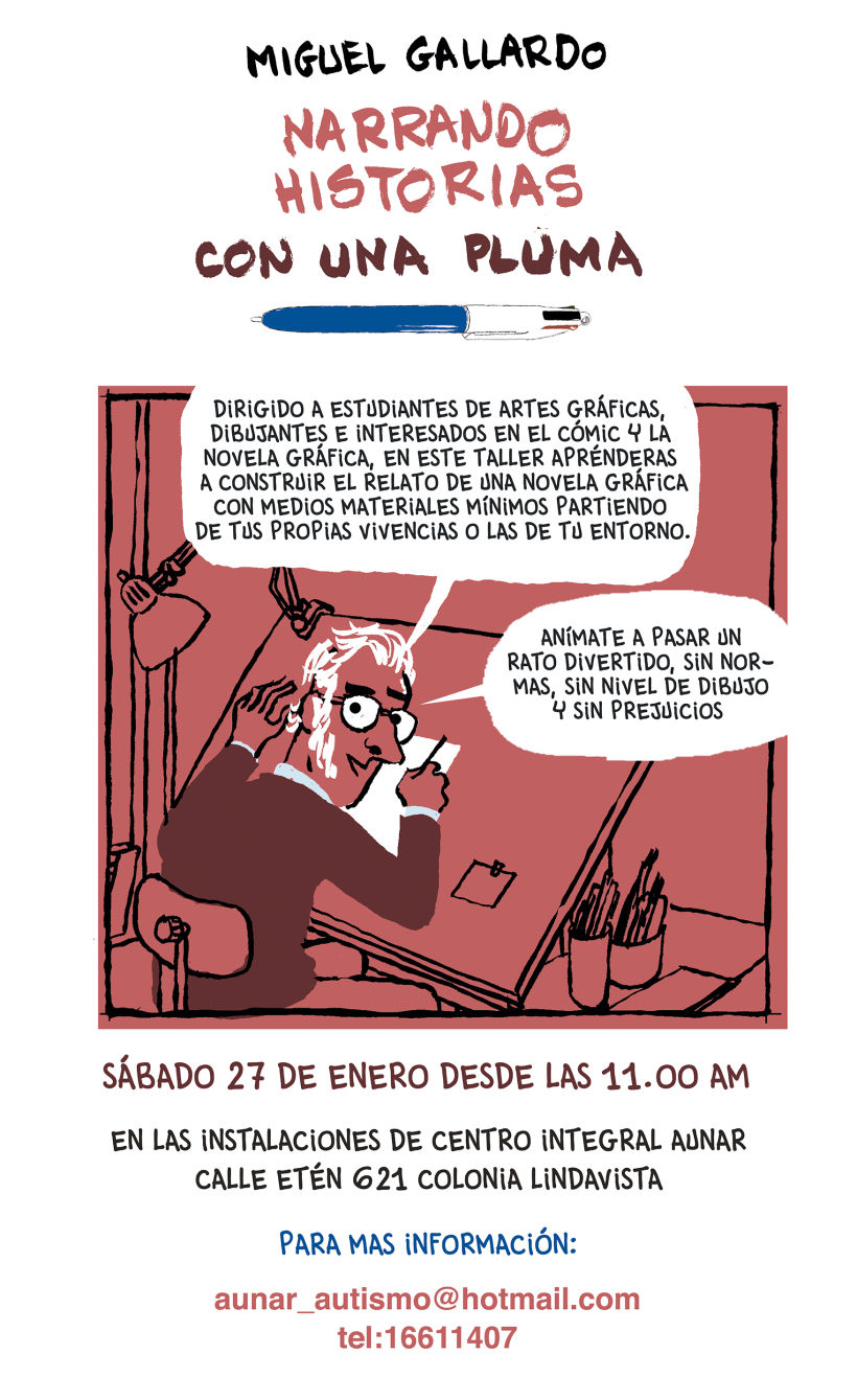 Taller para dibujantes, aficionados a la novela gráfica en México. No os lo perdais! -1