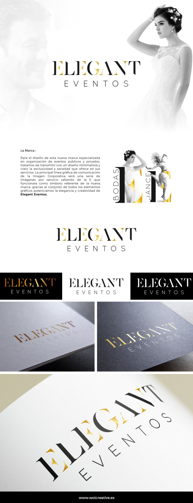 Diseño de la Imagen Corporativa - Elegant Eventos -1
