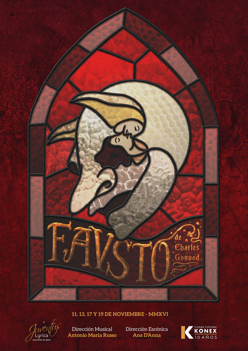 Póster para Ópera Fausto -1