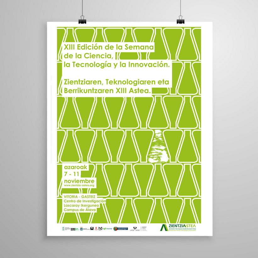 Propuesta Diseño cartel para la XIII Edición Semana De La Ciencia, La Tecnología Y La Innovación 1
