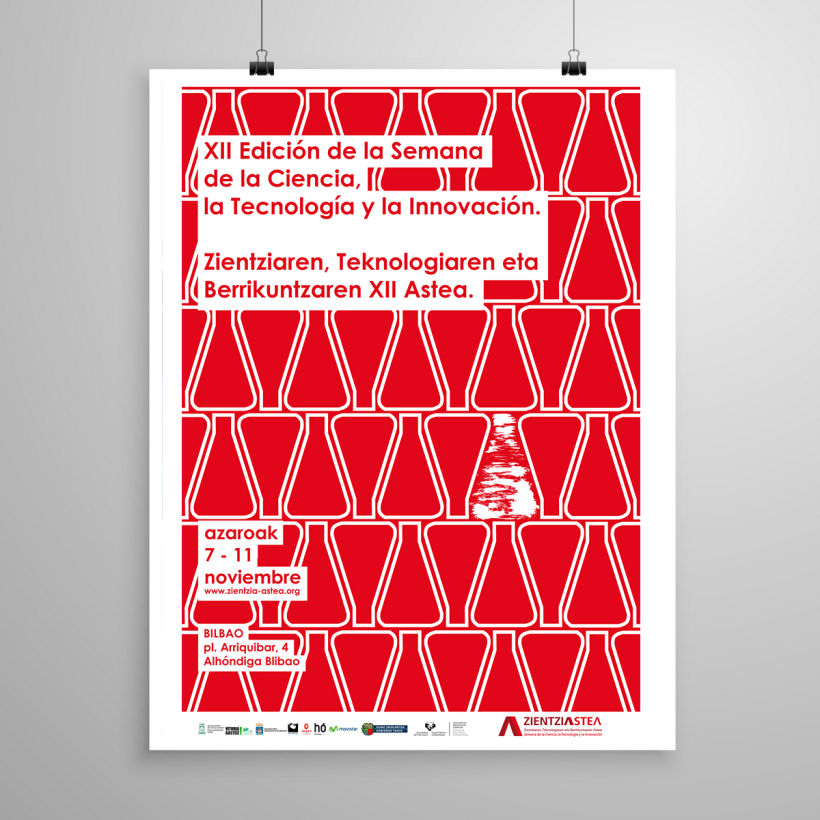 Propuesta Diseño cartel para la XIII Edición Semana De La Ciencia, La Tecnología Y La Innovación 2