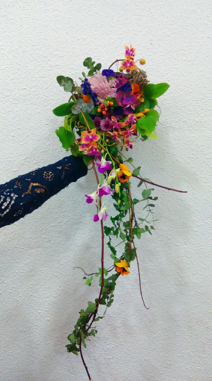 Ramos de Novia con caída, Arte floral 7