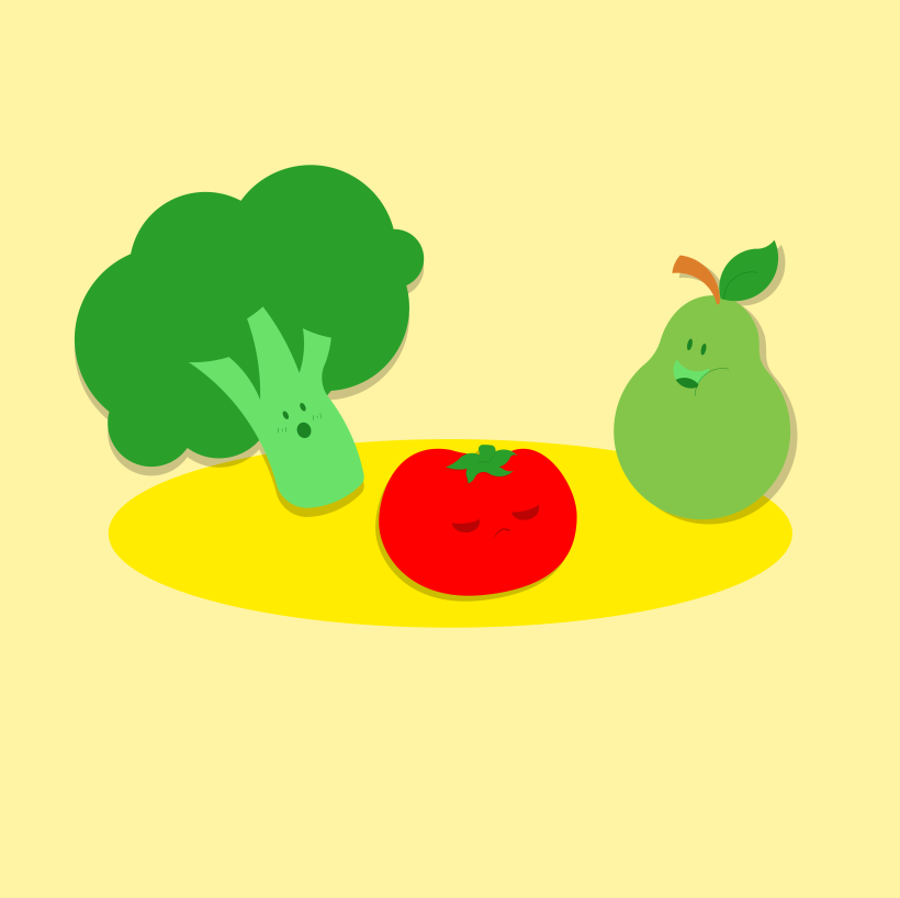 Ilustraciones 2D de Alimentos 1