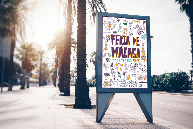 Propuesta cartel Feria de Málaga 2017 2