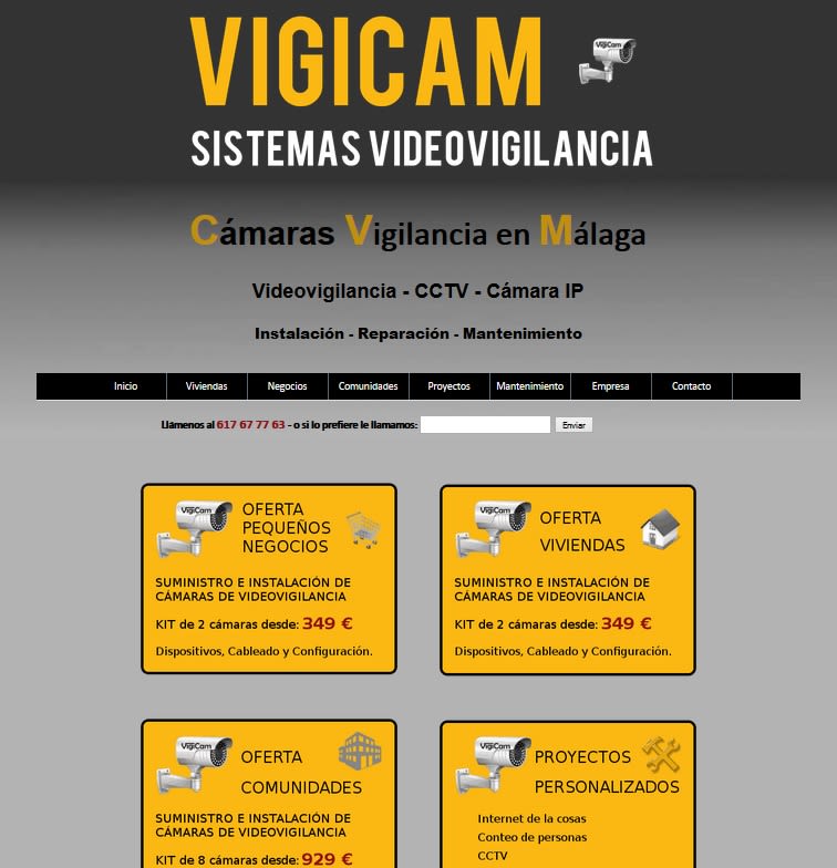 Web VigiCam - Videovigilancia -1