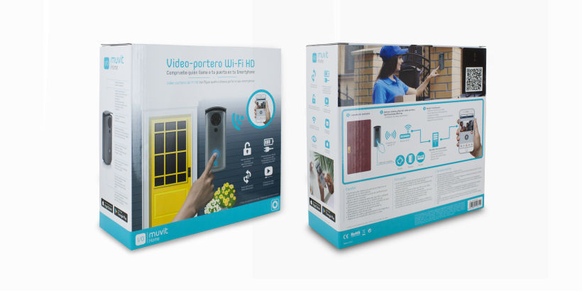 Packaging: Video-portero Wi-Fi HD muvit I/O 0
