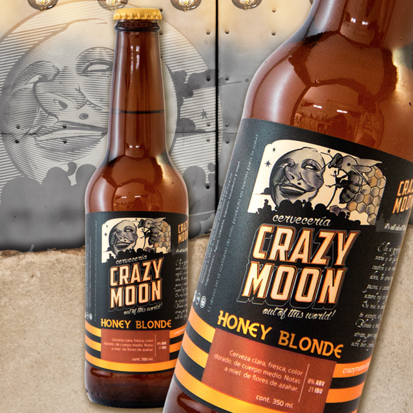 Carteles - Crazy Moon - Cervecería 2