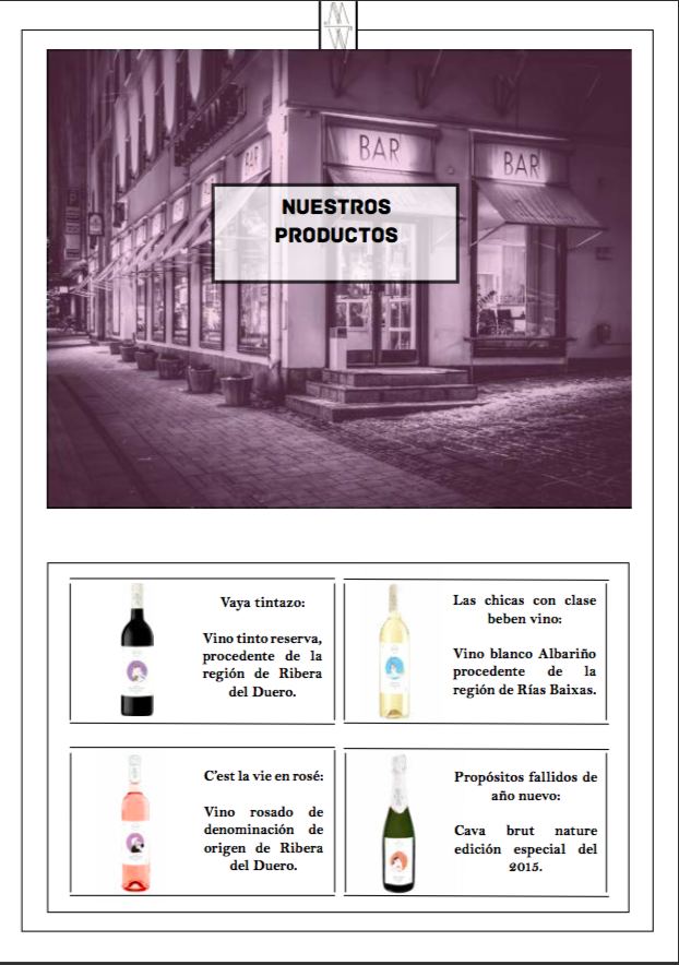 Propuesta creativa La Moderna Wines (proyecto master escuela Cei) 2