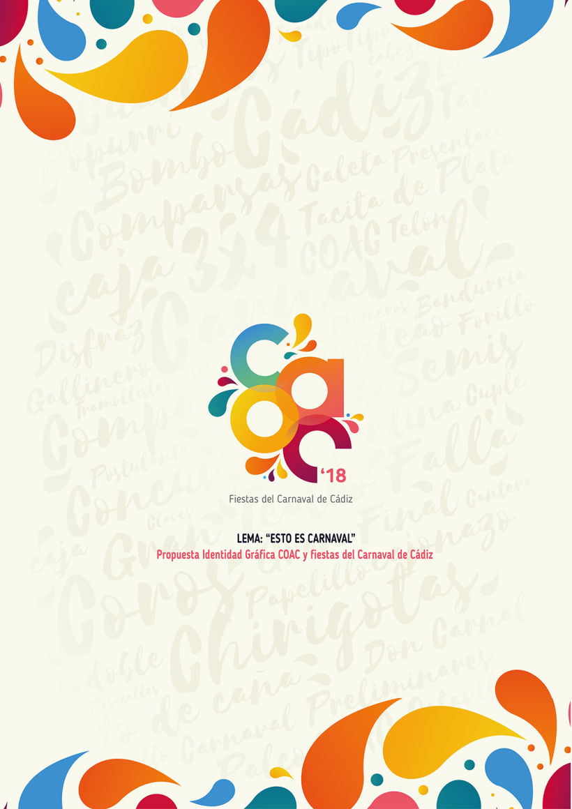 COAC - Concurso Oficial de Agrupaciones de Cádiz / Branding-Identity-Illustration -1