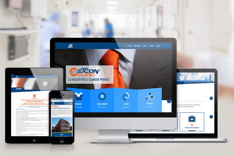 Etcon Clinic WebSite and corporate image 2