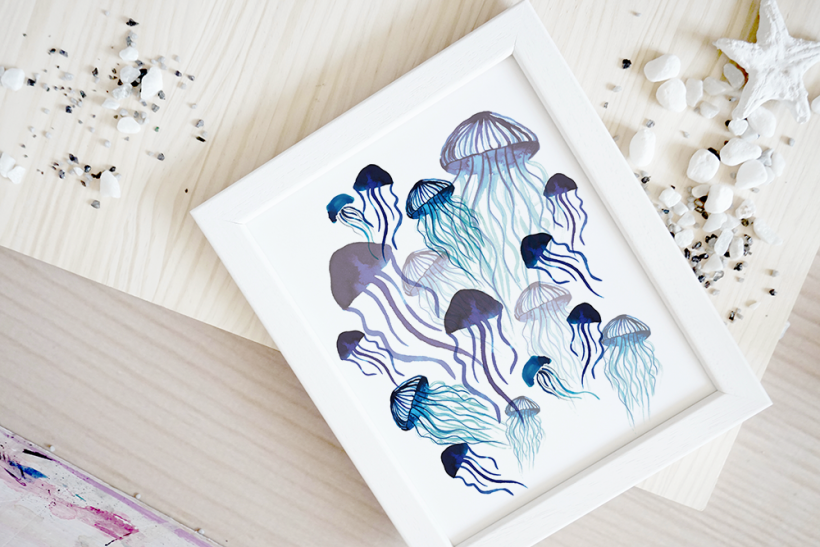 Colección OCEAN BLUE- pattern design 10
