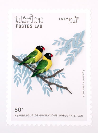Sellos postales de aves  8