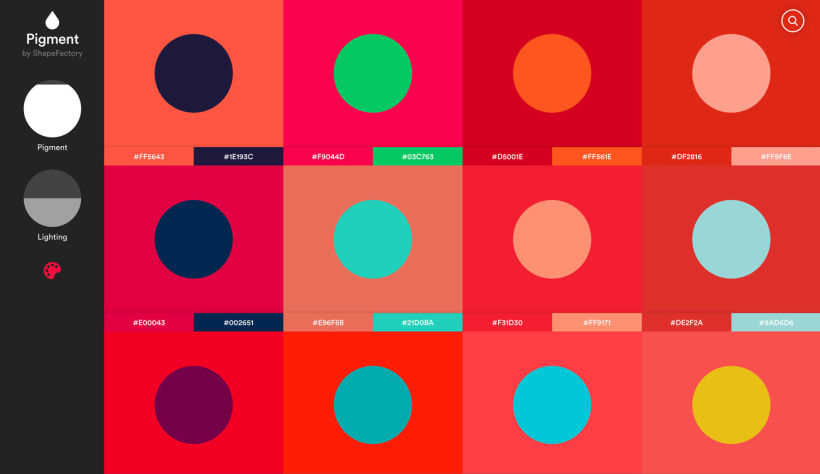 Pigment, un selector de color online 5