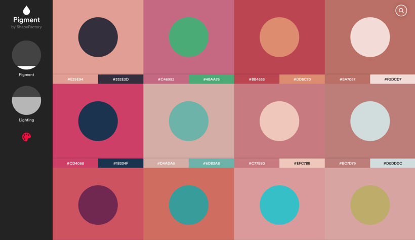 Pigment, un selector de color online 7