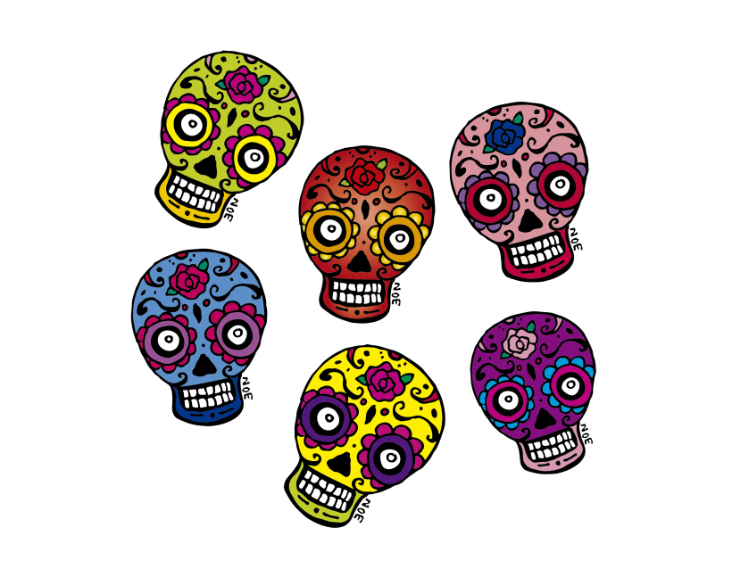 Mexican Skulls -1