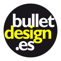 Creación de página web, mantenimiento y elementos de contenido visual para la agencia de diseño Bullet Design. -1