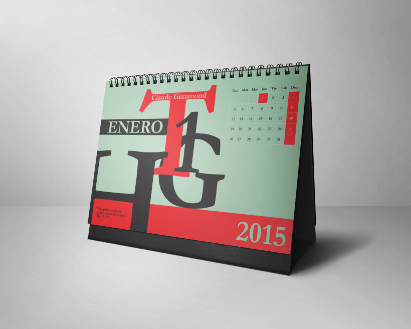 Calendario Tipográfico 2015 0