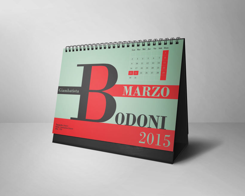 Calendario Tipográfico 2015 2