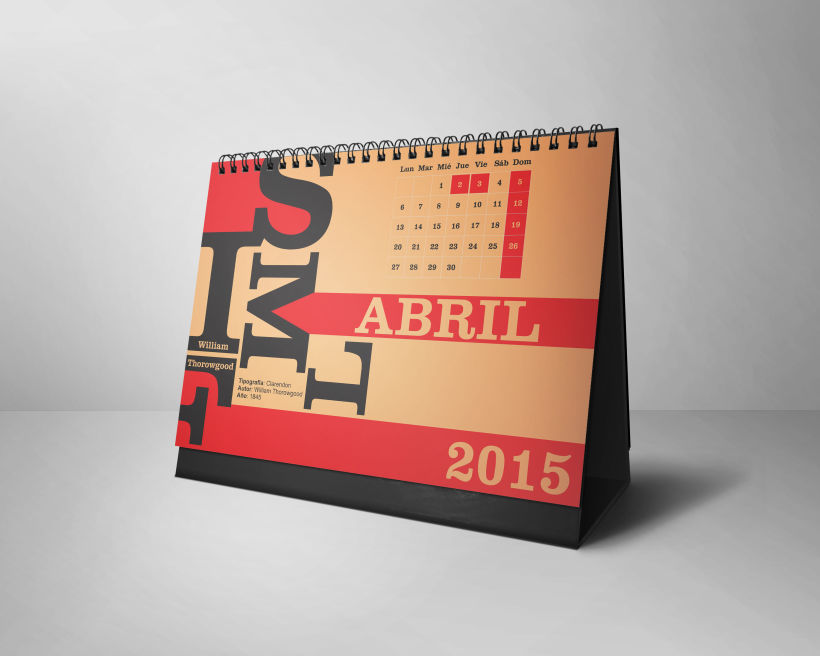 Calendario Tipográfico 2015 3