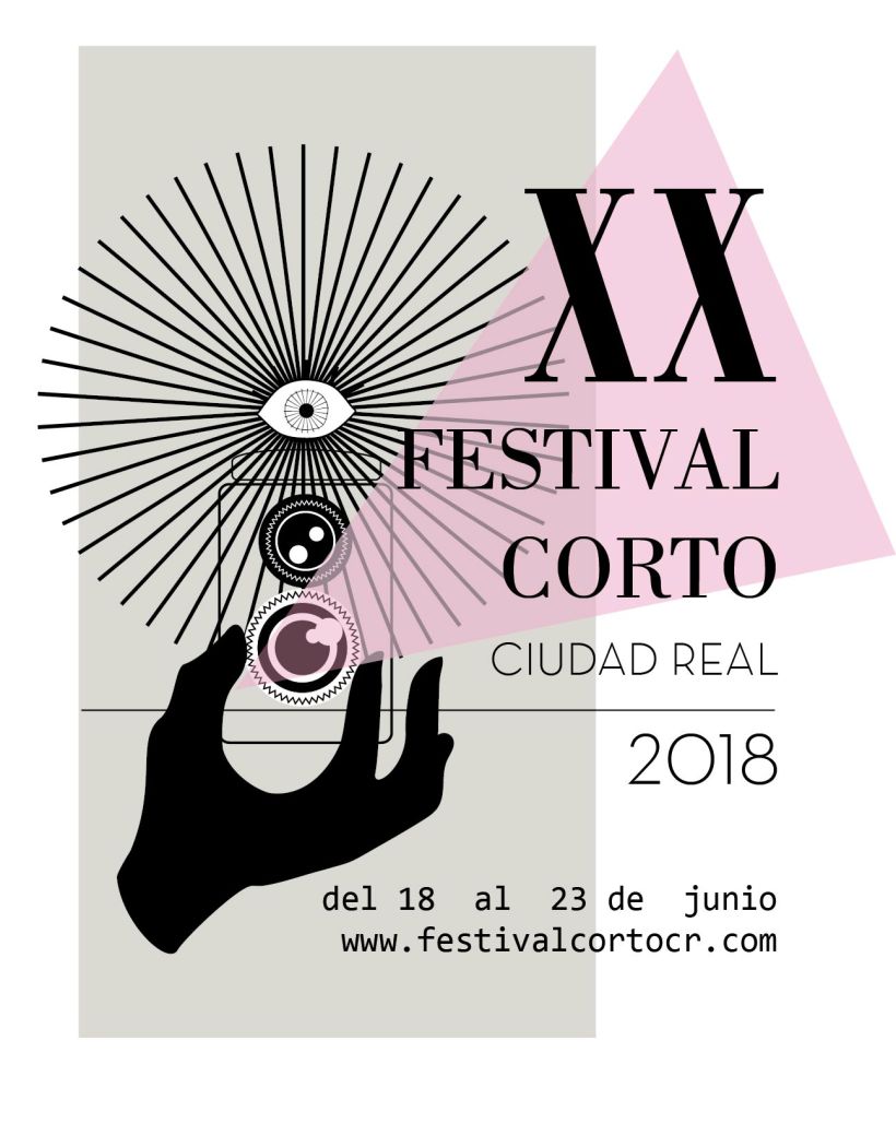 Propuesta de cartel para Festival de cortos de Ciudad Real 0