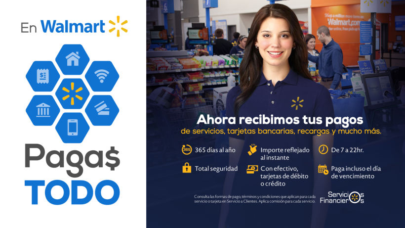 Walmart + BA + Superama + Sam´s / Campaña Servicios Financieros / 2016-17 -1