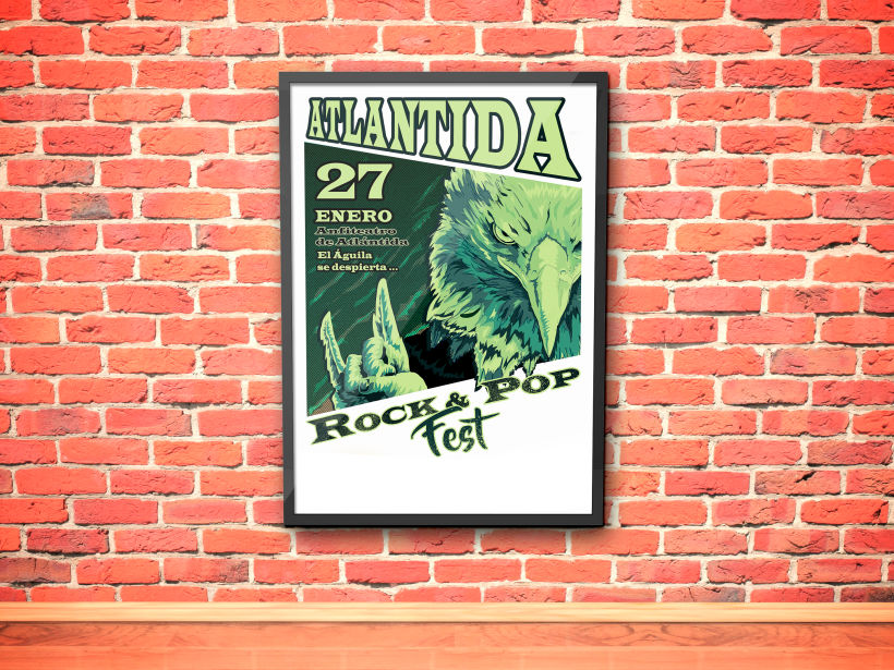 Afiche para festival de Rock 0