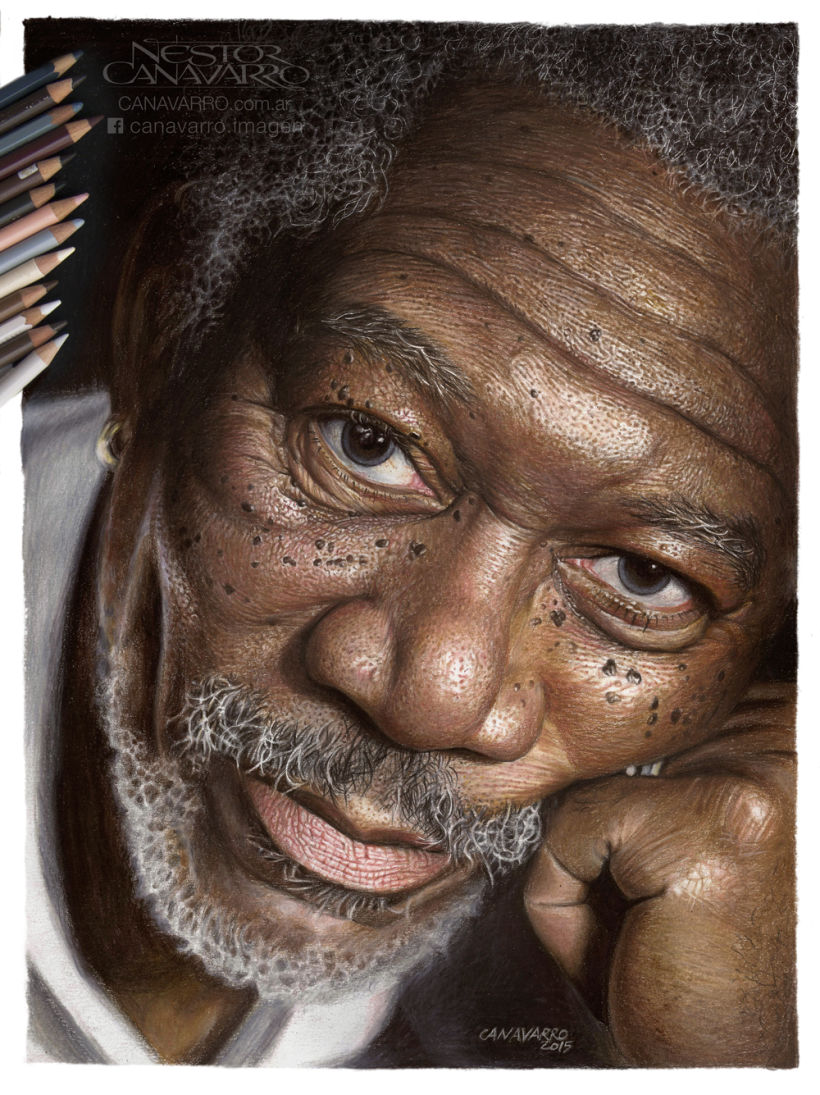 Morgan Freeman en Lápices de Colores 0